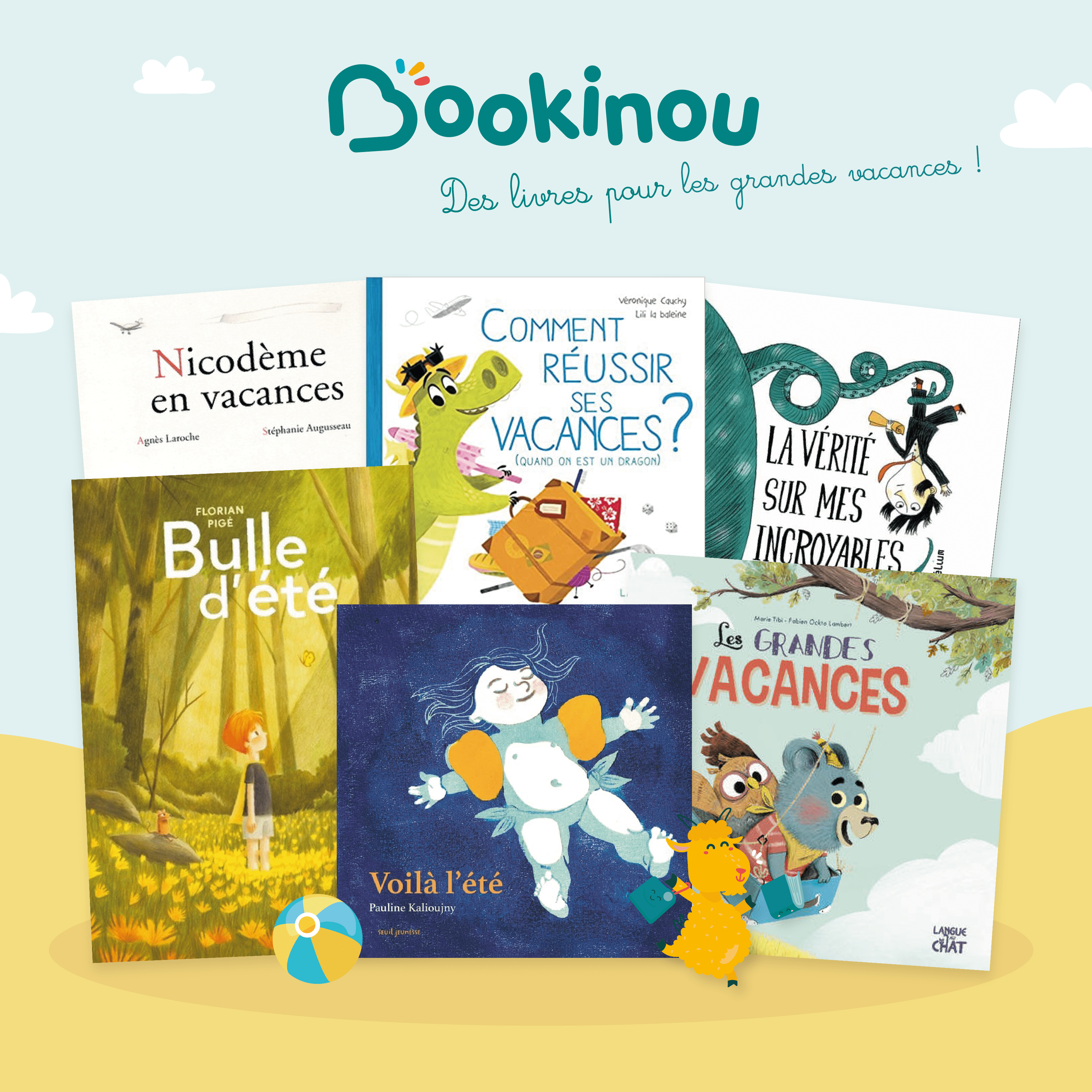 6 livres pour enfants sur les vacances d'été